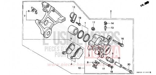 PINZA FRENO POSTERIORE CBR900RRS di 1995